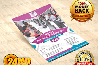 design a unique professional flyer or poster