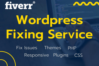 fix any wordpress issue and mobile device responsive issue