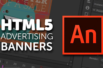 design html 5 static and GIF google ad banners