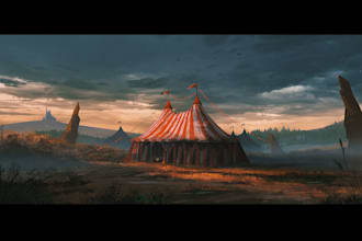 create illustrations and environments for your project