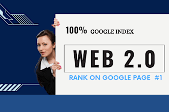 do manual web 2 0 high da SEO backlinks for website ranking in search engine