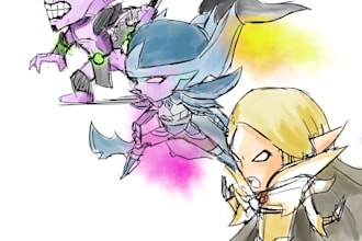make a  character chibi