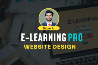 develop a profitable elearning or online course website