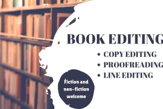 copy edit and proofread your book