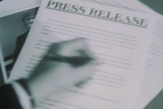 write your crafty press release