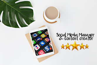 be your social media manager and content designer