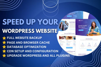 do speed up your wordpress website by optimization
