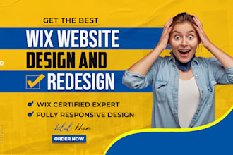 design wix website and wix website redesign, wix ecommerce website