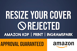 resize, book cover design, fix book cover, amazon kdp, lulu, ingramspark