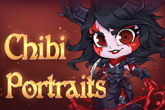 draw for you a cute chibi illustration