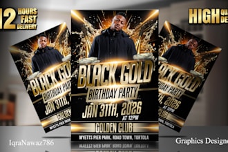 create club event birthday party fashion flyer poster