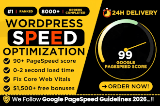 speed optimize wordpress website for google pagespeed insights