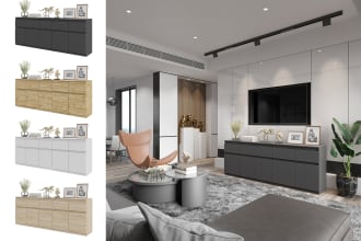 design awesome 3d furniture modeling and rendering