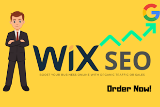 provide a wix website SEO service for higher google ranking