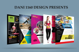 design sports,fitness,gym poster and flyers