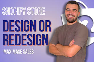 design or redesign your shopify website or shopify store