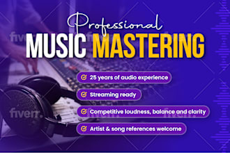 master your song, ep or album professionally