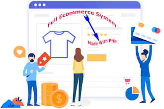 do ecommerce system for your business with PHP laravel