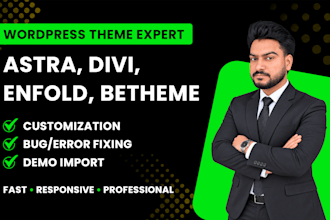 be your divi, enfold, be and astra theme expert