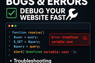 quickly fix PHP errors, bugs, or broken site features