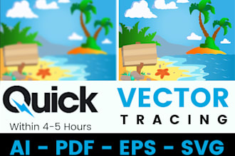convert manually anything from raster to vector