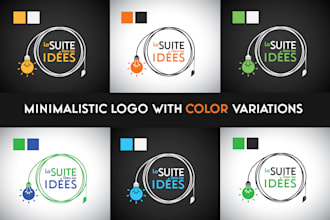 design minimalist logo with company branding