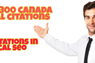 post 300 canada local citations for local SEO