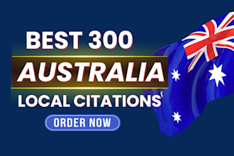 build australia local citations for google maps ranking