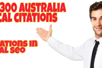 post 300 australia local citations for local SEO