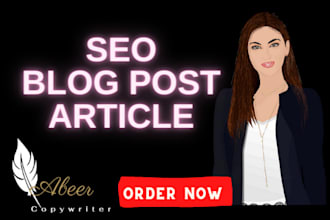 be your SEO blog post or article writer
