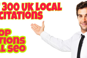 post 300 uk local citations for local SEO