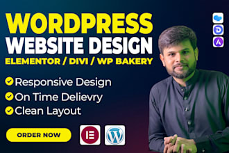 be your professional wordpress developer for business or blog website design