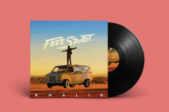 design unique album, podcast, mixtape, cd cover
