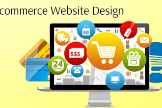 develop a responsive ecommerce website for you