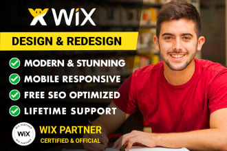 do wix website design, wix ecommerce website and wix redesign