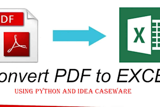 convert PDF to excel or CSV file, image, scanned docs to excel or google sheet