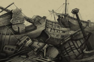 create a highly detailed pencil illustration