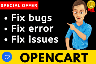 fix opencart bug, opencart error, opencart issue