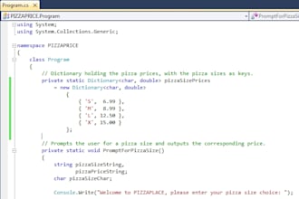 work on your programming project