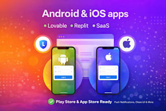build production ready android and ios apps from your web app or saas platform