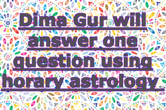 answer a question using traditional horary astrology