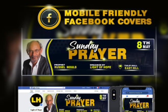 design mobile friendly professional facebook covers