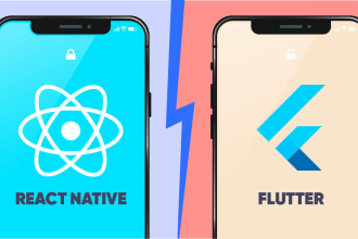 develop mobile app with react native or expo