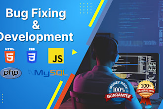 debug and fix laravel application errors and bugs