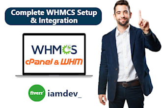 make whmcs web hosting website and configuration