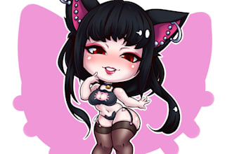 draw a cute curvy chibi anime character for you