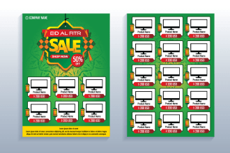 do promotional flyer design for your products