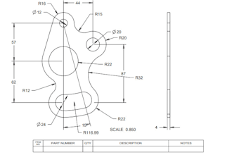 convert 3d part into 2d drawing and dwg into part