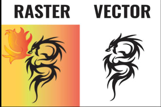 vectorise your logo, recreate, convert image to vector