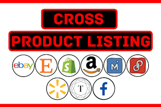 do cross listings, product listing, ebay listing, poshmark listing